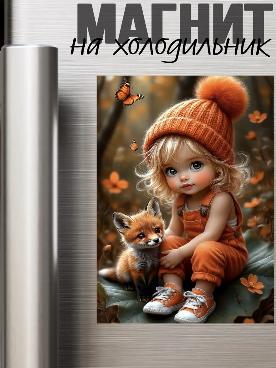 Магнит на холодильник романтика