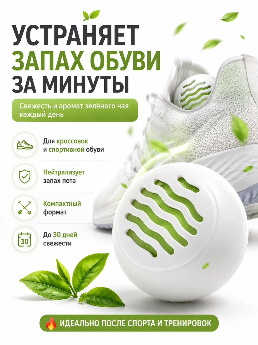 Шарики от запаха обуви