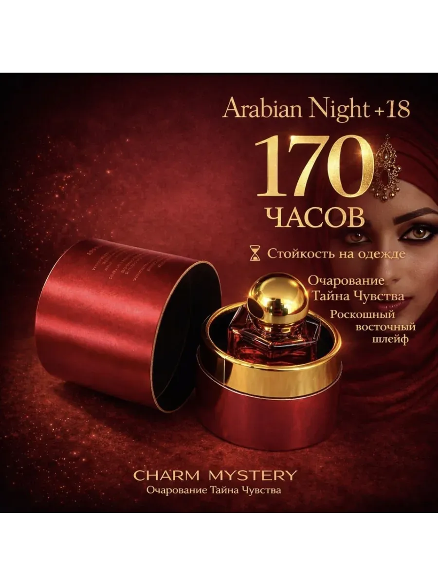 Стойкий восточный парфюм 170 часов,насыщенный аромат,унисекс