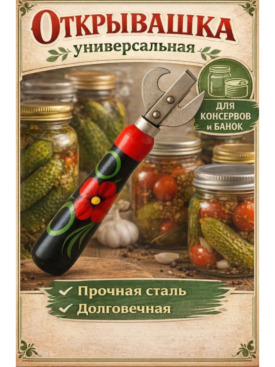 Открывашка универсальная для консервов и банок