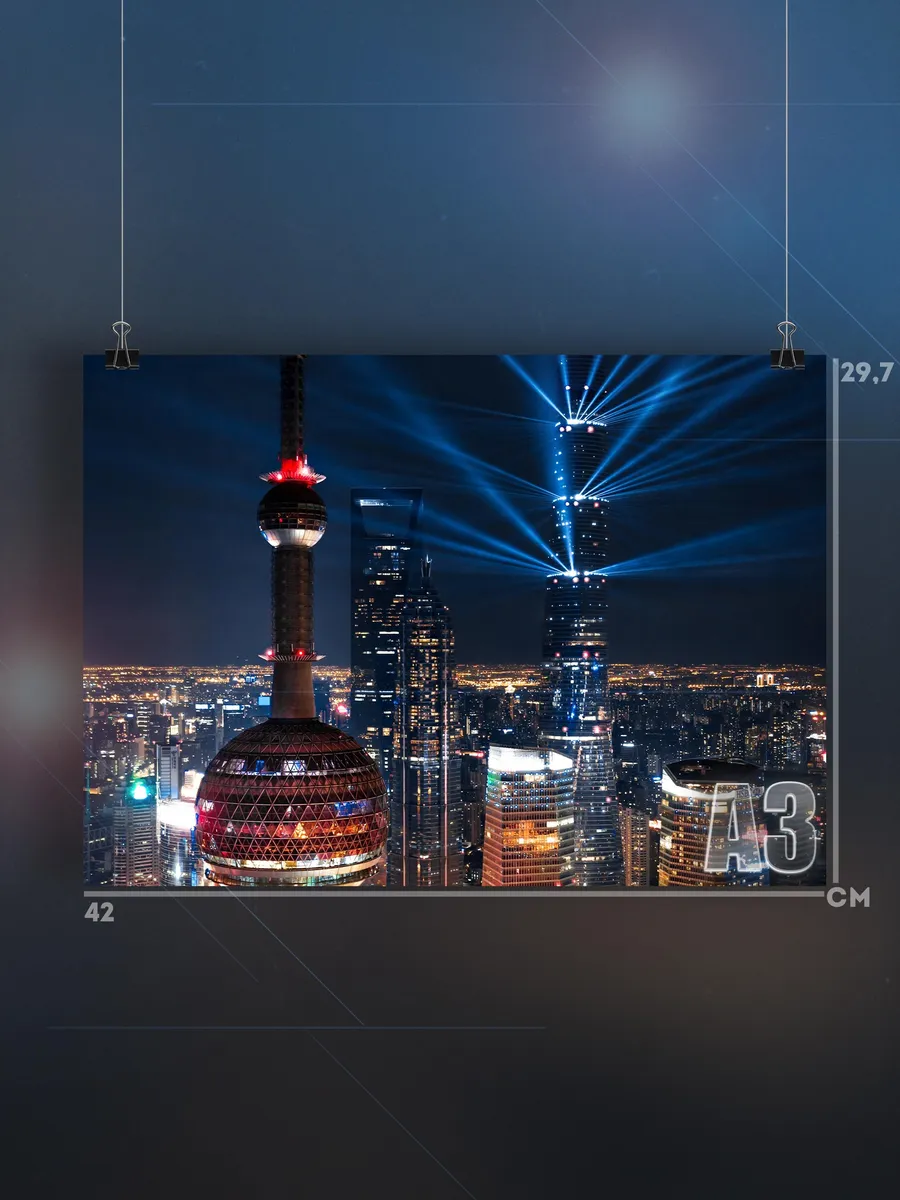 Постер А3 «Города»