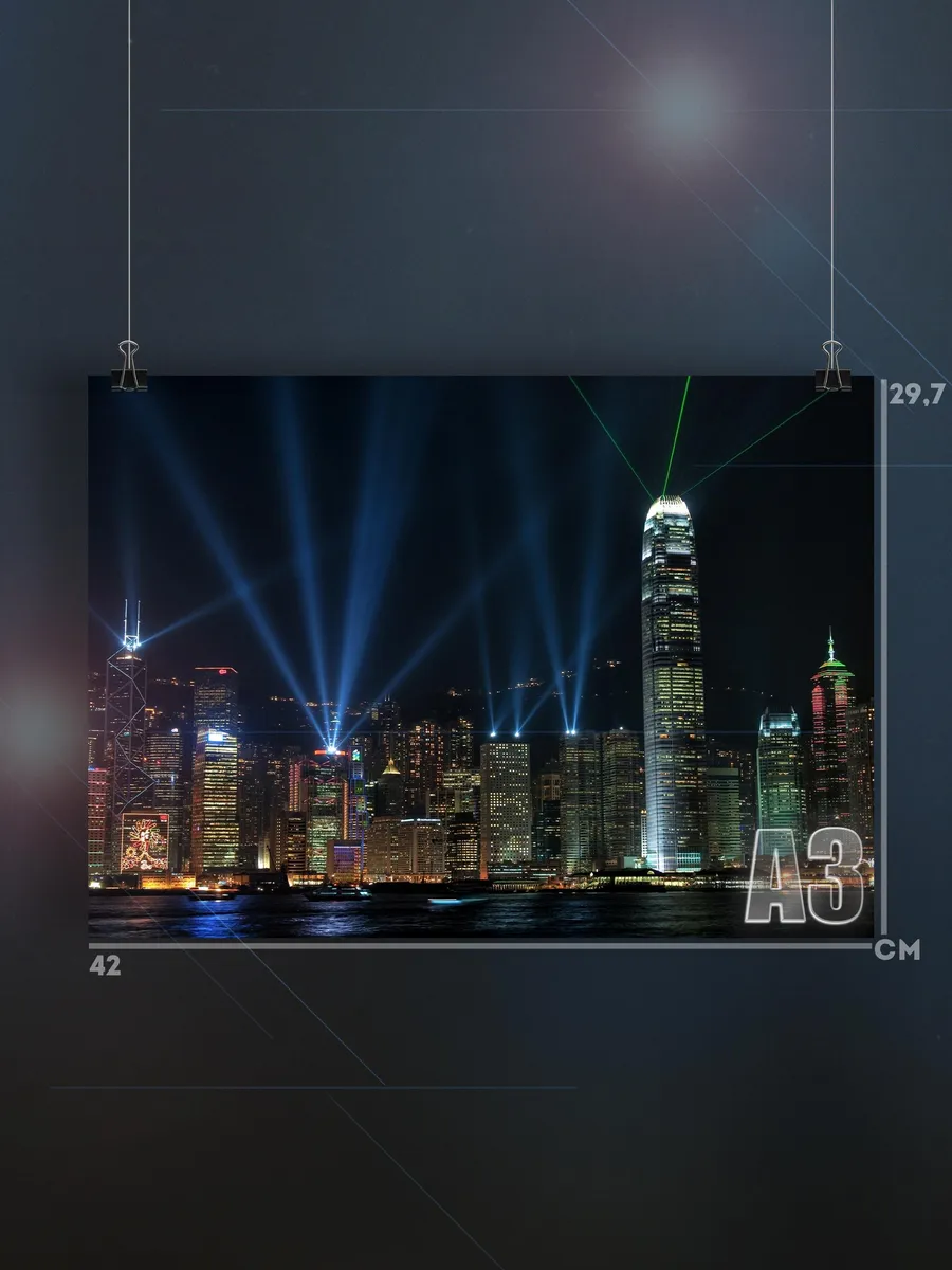 Постер А3 «Города»