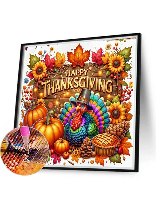 5D Даймонд Пэйнтинг Fall DIY полная выкл. 40x40см, полное кольцо алмазная живопись, фото 2