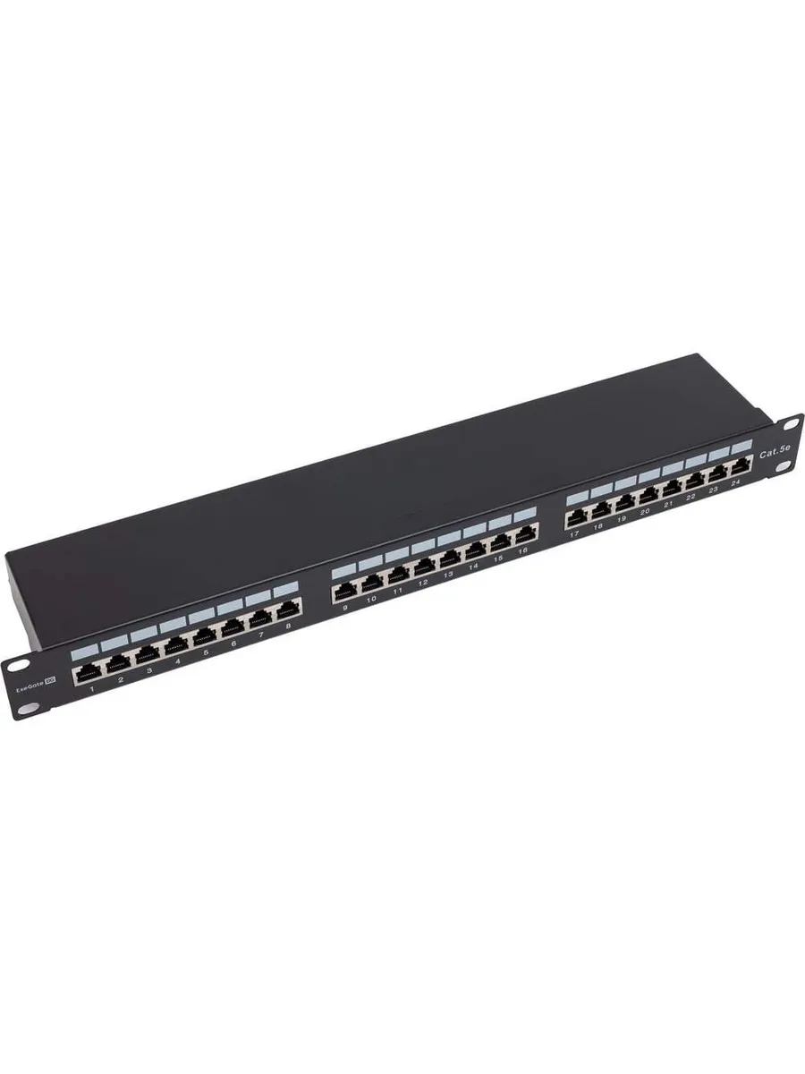 Патч-панель EPP3-19-24-8P8C-C5e-SH-110D 19 FTP 24 port