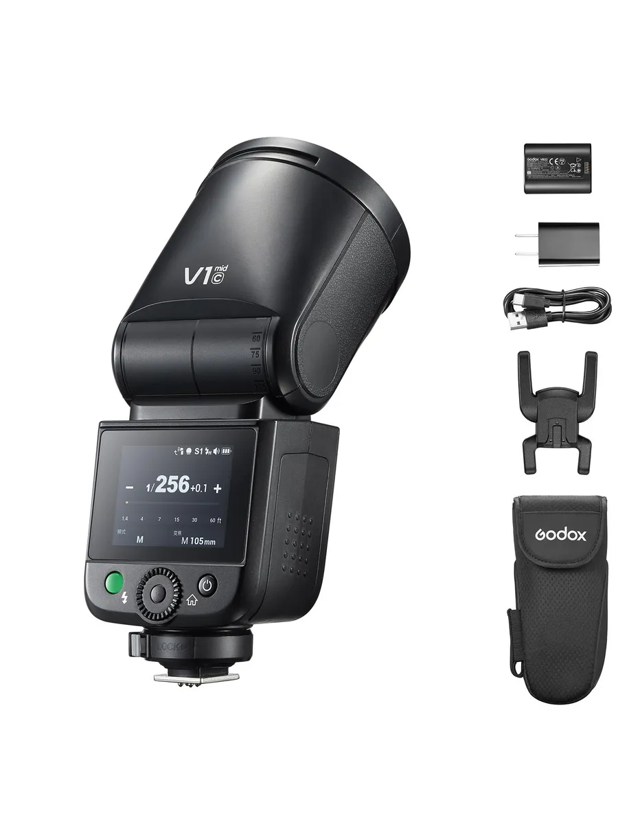 Вспышка Godox V1mid C для камер Canon