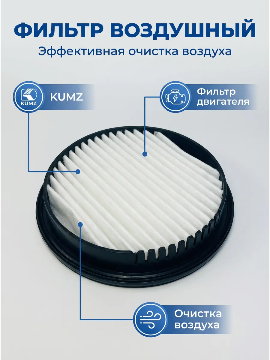 Фильтр воздушный KUMZ AP122/8 (30шт)