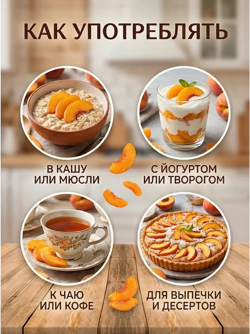ABCNUTS Персик сушеный ломтики вяленый 500 гр, 500 г, фото 3