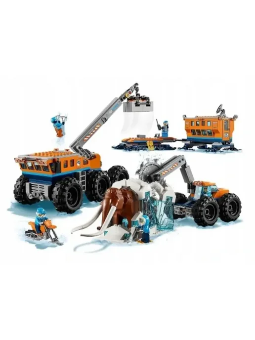 LEGO! Конструктор Полярная передвижная разведочная база, голубой, фото 2