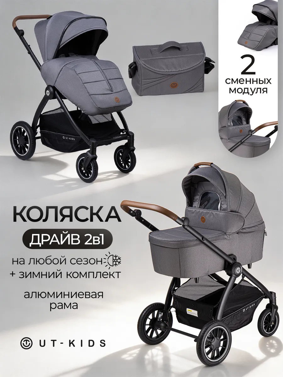 Коляска для новорожденных 2 в 1