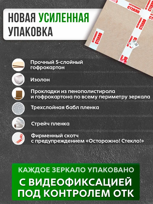 БРИДЖХОУМ Зеркало интерьерное настенное "Комета" 60 см, серый, фото 4
