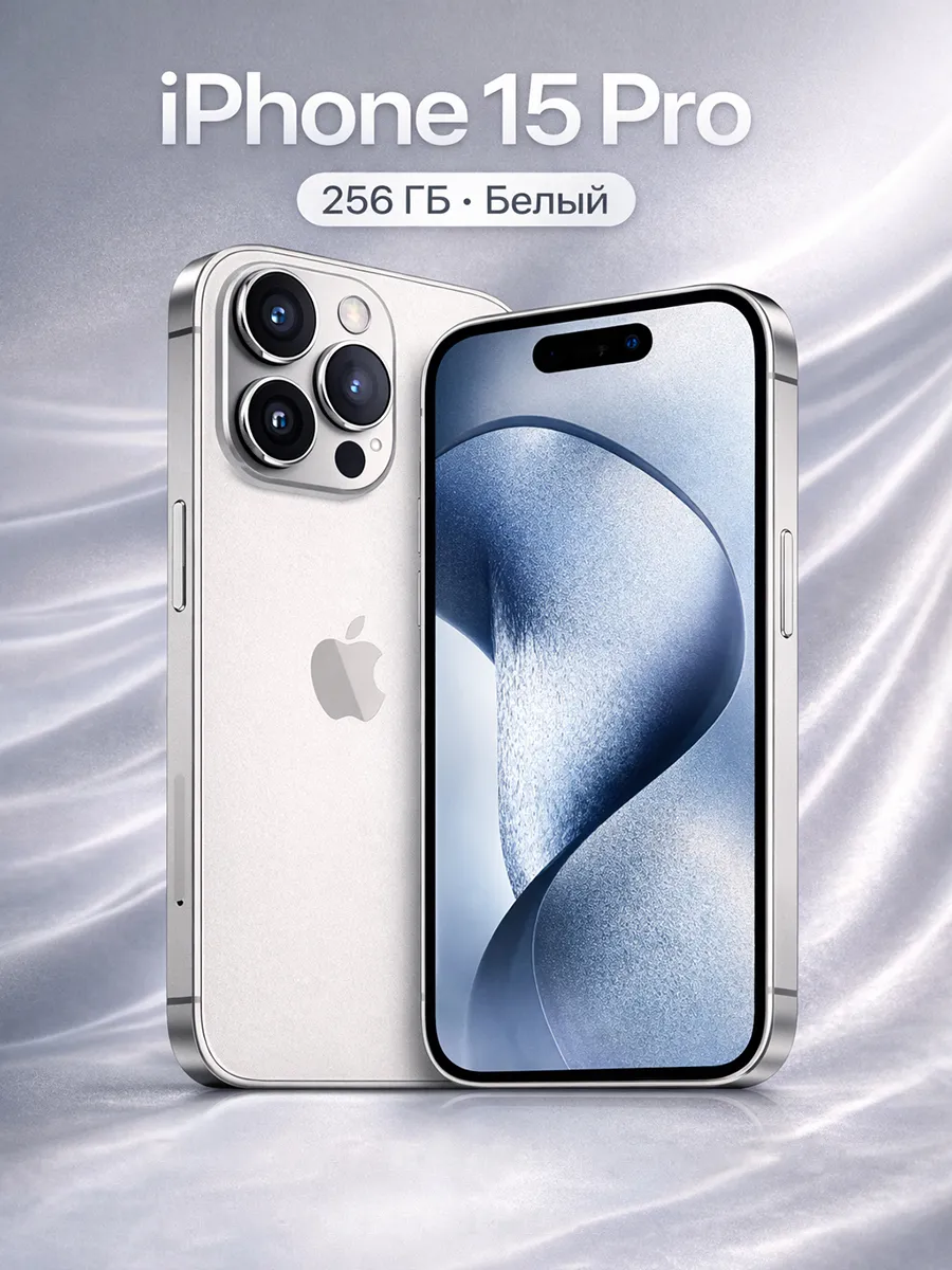 iPhone 15 Pro 256GB White, оригинал Apple 889989996 купить за 63 611 ₽ в интернет‑магазине Wildberries