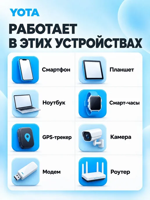 Сим карта Йота для телефона. Безлимит 1500 минут, вариант, фото 3