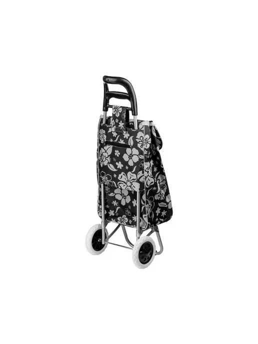 PERFECTO LINEA Сумка тележка хозяйственная на колесиках, черный, фото 5