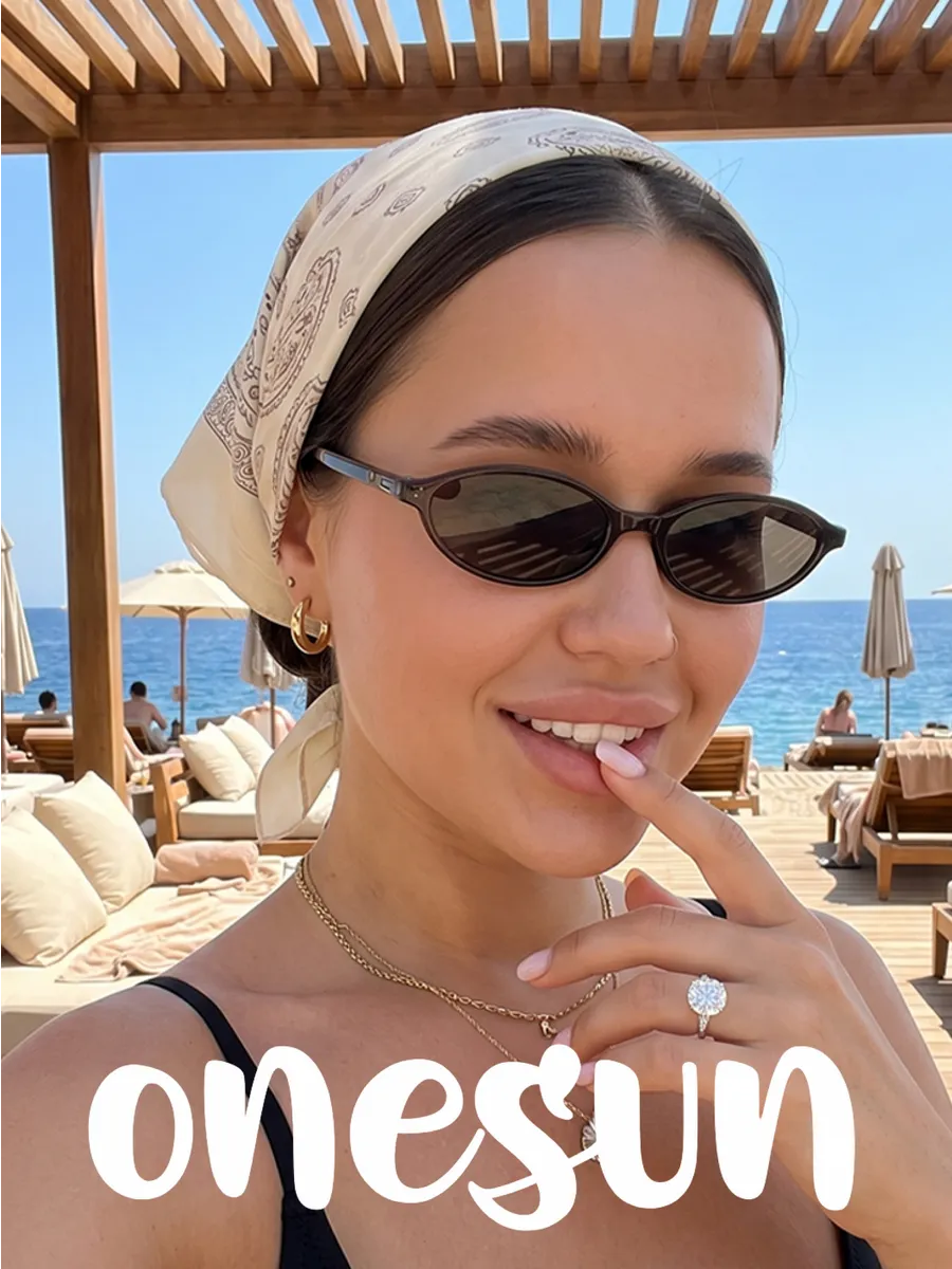 Очки женские солнцезащитные узкие