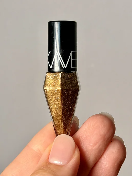 Блестящая подводка глиттер для глаз, желтый, фото 2