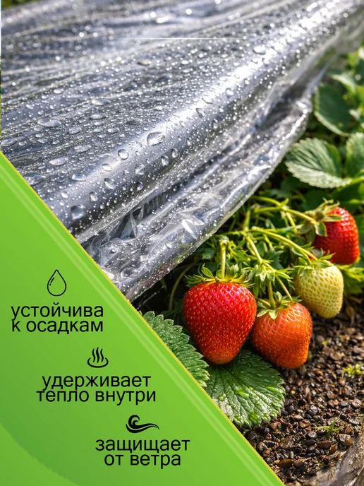 Пленка для теплиц 150мкм парниковая 3*10 для орогода ремонта, 3x10, фото 3
