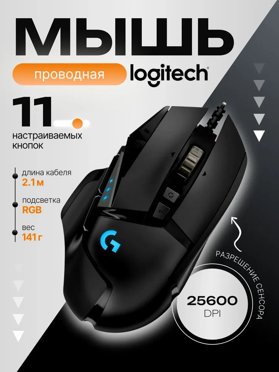 LOGITECH Игровая мышь G502 HERO