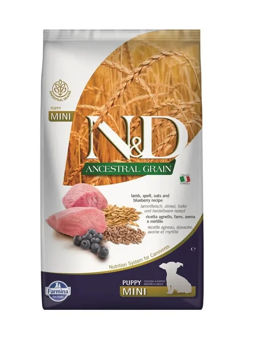Сухой корм Farmina Ancestral Grain для собак, мелкие, щенки, ягненок, 0,8 кг, фото 3