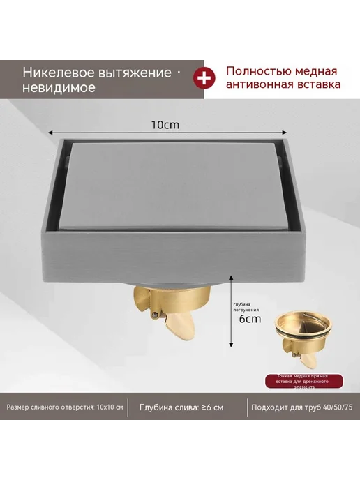 Наземная утечка Медная сердцевина, вариант