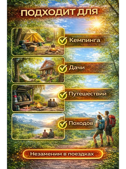 акэ23 Портативный душ туристический 20 л, 20 л, фото 3