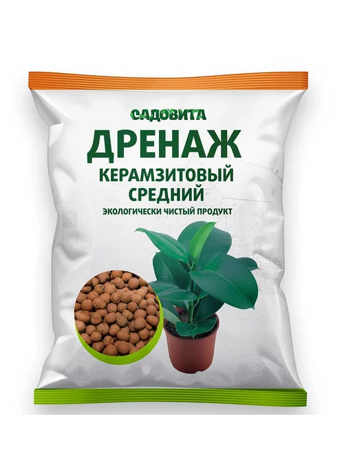 Садовита Керамзитовый дренаж 2л средний, 1 л, фото 5