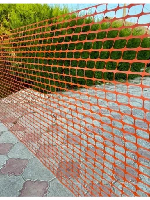 Оранжевое ограждение КЛОС Заборы и ограждения сетка 1х20м, 1x20 м, фото 3