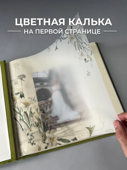 MAlbums Фотоальбом большой семейный с деревом, зеленый, фото 3