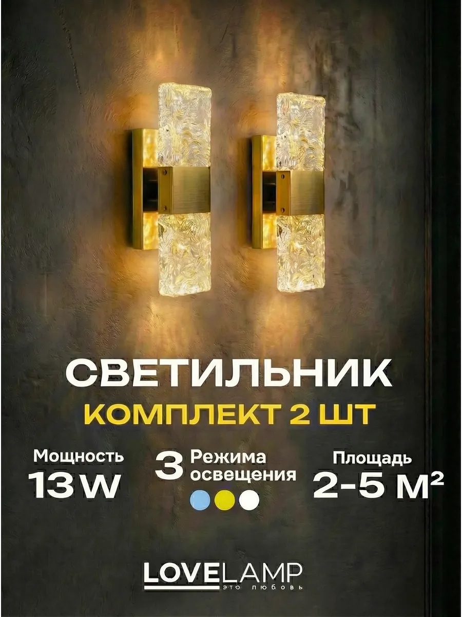 Светильник настенный светодиодный бра