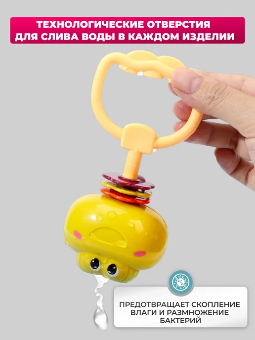 Игрозаврик Погремушки для новорожденных игрушки в кейсе, голубой, фото 8