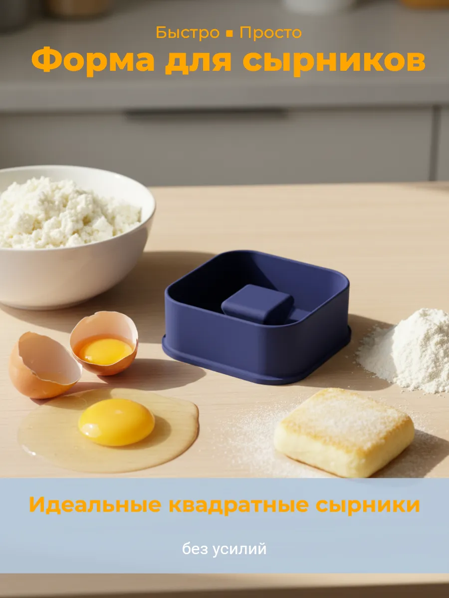 Форма для сырников квадрат