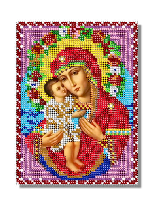 Схема для вышивки бисером "Прсв.Бца Жировицкая" 12х16, 12x16, фото 2