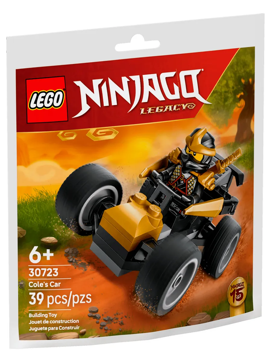 Конструктор Ninjago 30723 Машина ниндзя Коула
