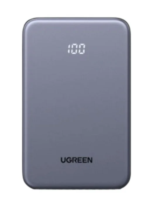 UGREEN Внешний аккумулятор 10000 mah 20W (PB507), серый, 10000 мАч, 20 Вт, фото 2