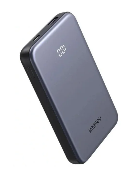 UGREEN Внешний аккумулятор 10000 mah 20W (PB507), серый, 10000 мАч, 20 Вт, фото 3