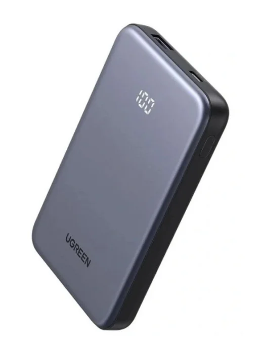 UGREEN Внешний аккумулятор 10000 mah 20W (PB507), серый, 10000 мАч, 20 Вт, фото 4
