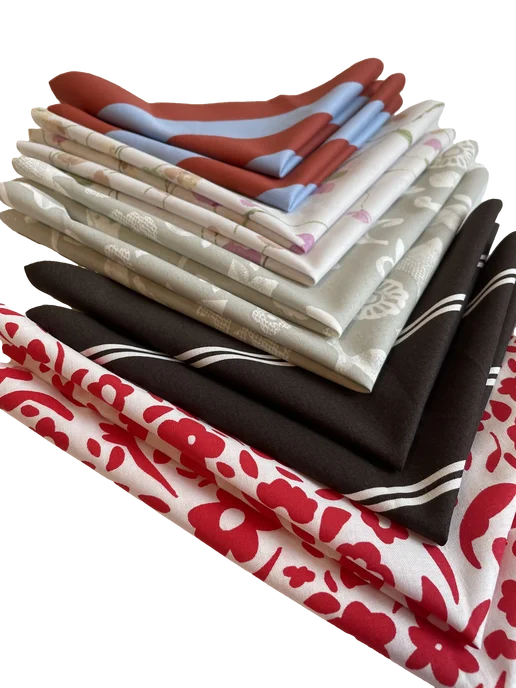 Шуйские ситцы Лоскуты для пэчворка 10 шт с рисунком, 10 шт, фото 4