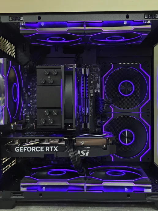 Techno РС Игровой компьютер Форс B1 Intel i5-12400F RTX 5060, черный, фото 7