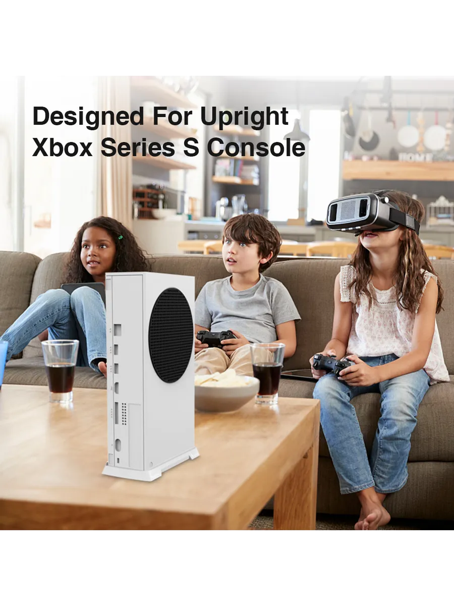 Вертикальная подставка с вентиляцией для Xbox Series S, бела