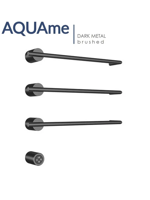 AQUAme Полотенцесушитель электр c терморегуляторм AQM3143GM, вариант, фото 3