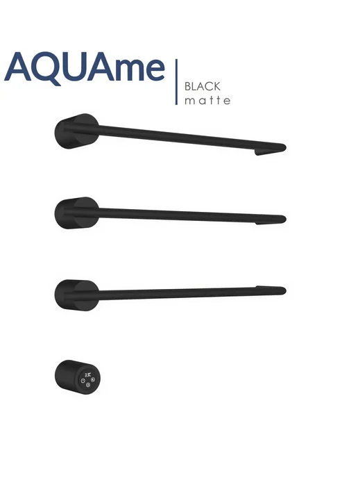 AQUAme Полотенцесушитель электр c терморегуляторм AQM3143MB, вариант, фото 3