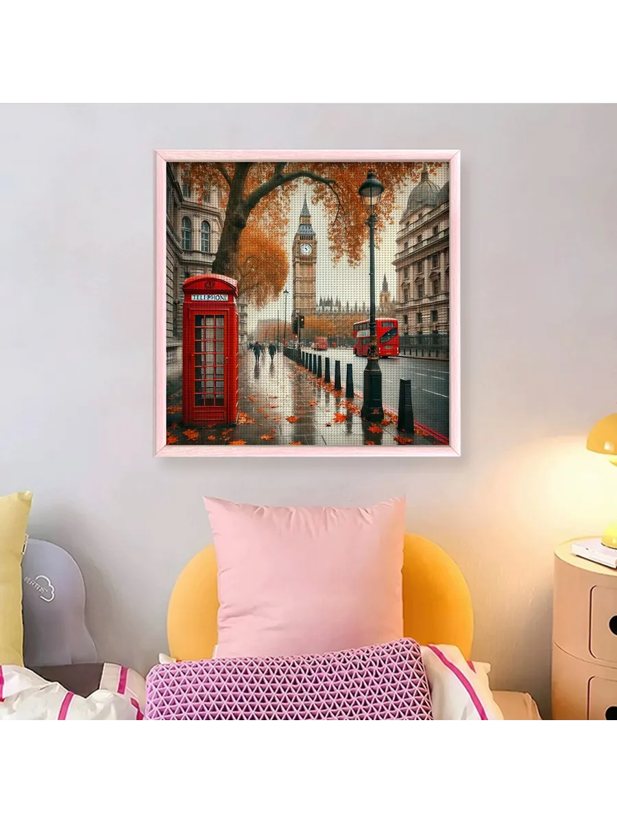 Набор для вышивки Венеция 14CT, 40x40см, декор дома
