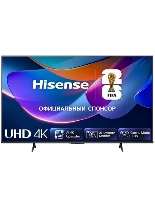 HISENSE Телевизор 43 Смарт ТВ 4К 43E66SL (2026), черный, фото 7