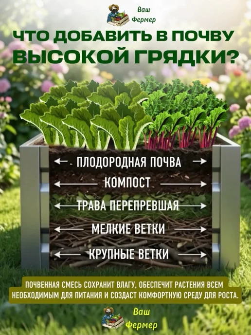 ВАШ ФЕРМЕР Грядка оцинкованная 0,65х2х0,40 м, 0.65x2x0.40 м, фото 3
