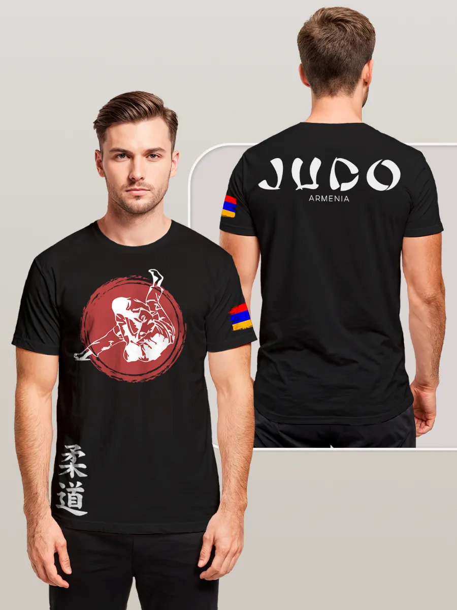 Футболка мужская дзюдо judo Армения флаг