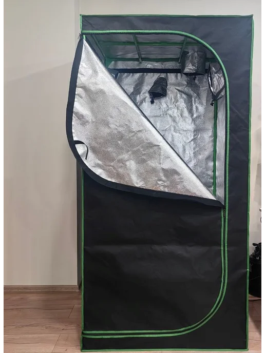 Magicbox Гроубокс Green 90х90х180 см Mylar для выращивания растений, 100x100x200 см, фото 2