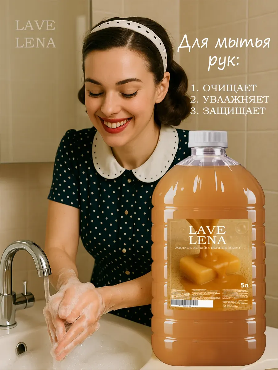 Хозяйственное жидкое мыло 5 л фото 6