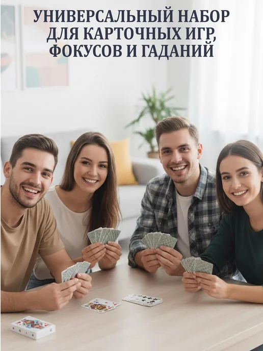 GT Карты игральные колода 36 шт картонные для игры в дурака, 36 шт, фото 2