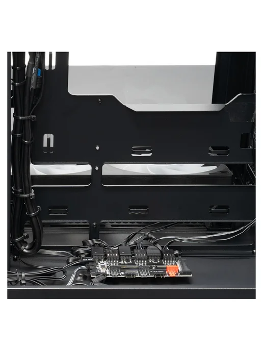 XASTRA Корпус QR500 7ARGB-FC-C6-UC, черный, черный, фото 8