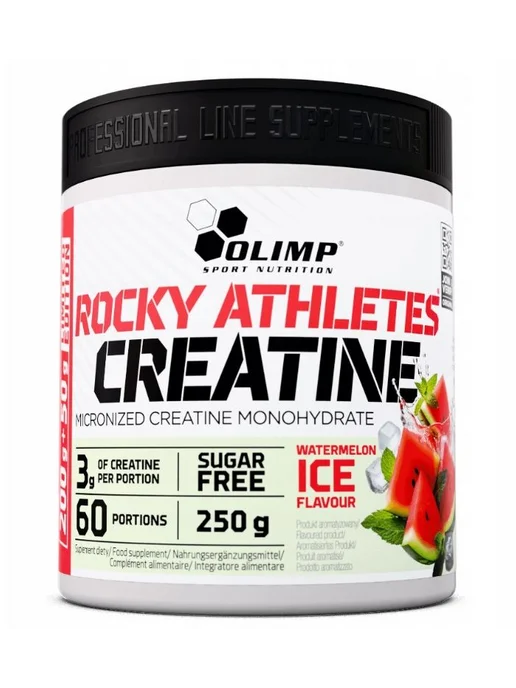 Olimp Sport Nutrition Rocky Athletes Creatine Olimp (250 гр) Арбуз, 250 г, фото 2