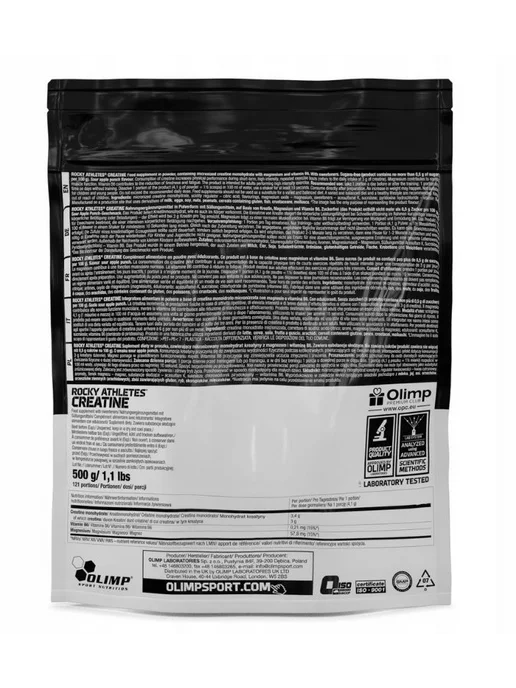 Olimp Sport Nutrition Rocky Athletes Creatine Olimp (200 гр) Лимон, 500 г, фото 2